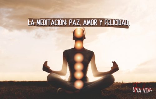 La meditación - paz, amor y felicidad